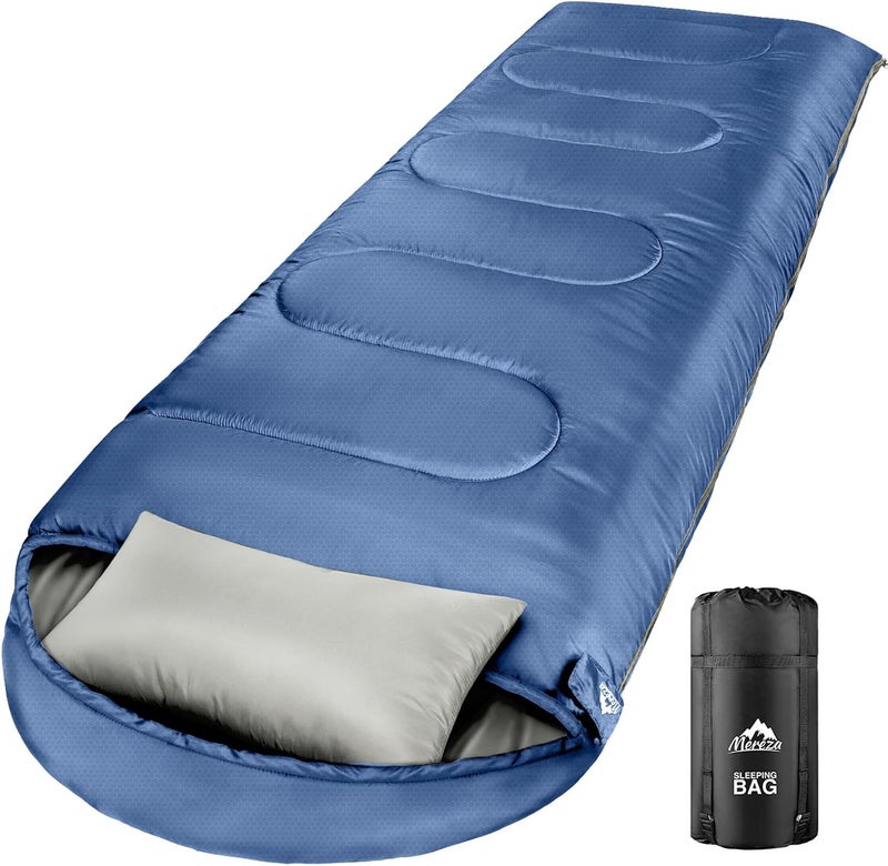 Mereza 0 Degree Winter Sleeping Bag for Adults Kids with Pillow, Cold Weather Sleeping Bag for 4 Season Camping Hiking Backpacking Sleeping Bags for Big and Tall - Image 1